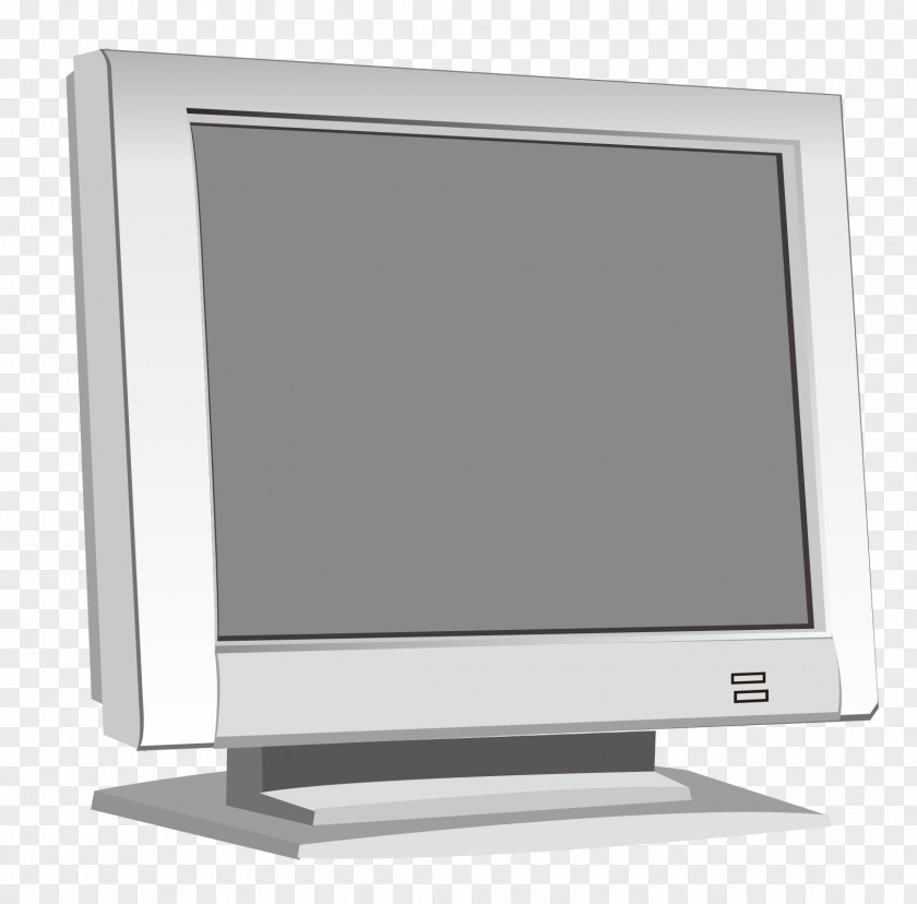 Cartoon Computer Display Screen Television Set Monitor Output Device PNG