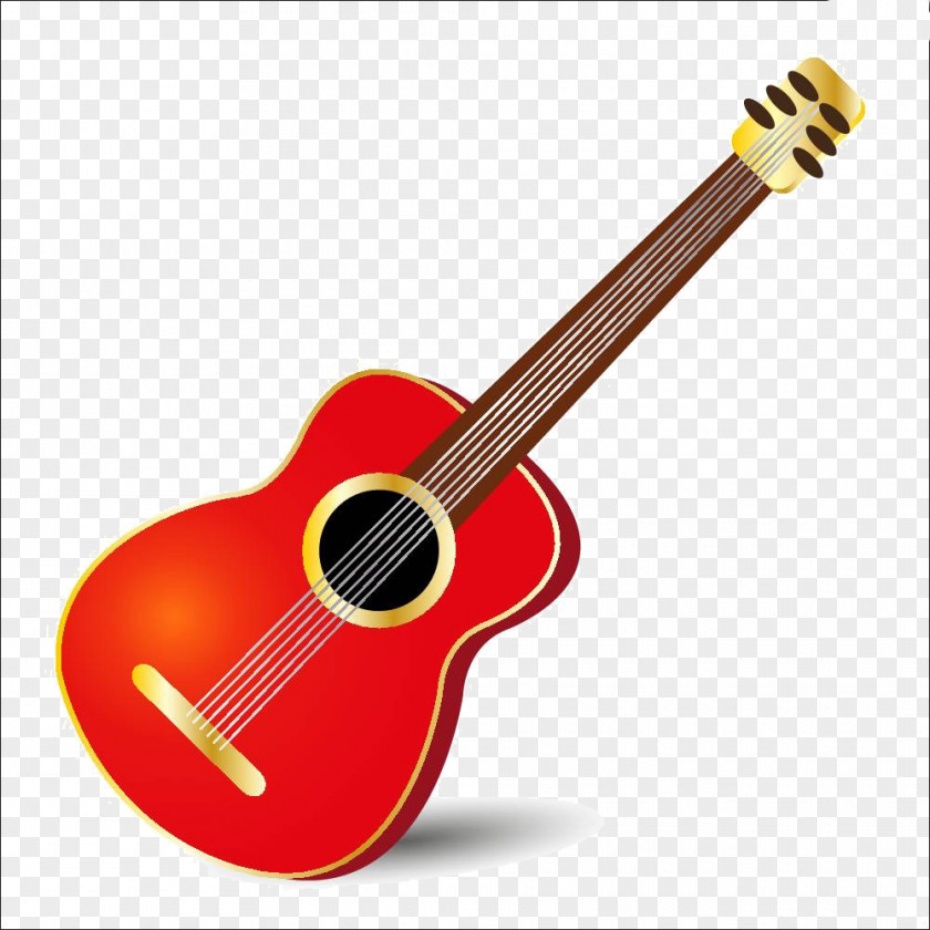Cartoon Guitar Material Acoustic Stock Photography Illustration PNG