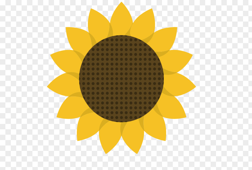 Cartoon Yellow Sunflower Pattern Common Euclidean Vector PNG