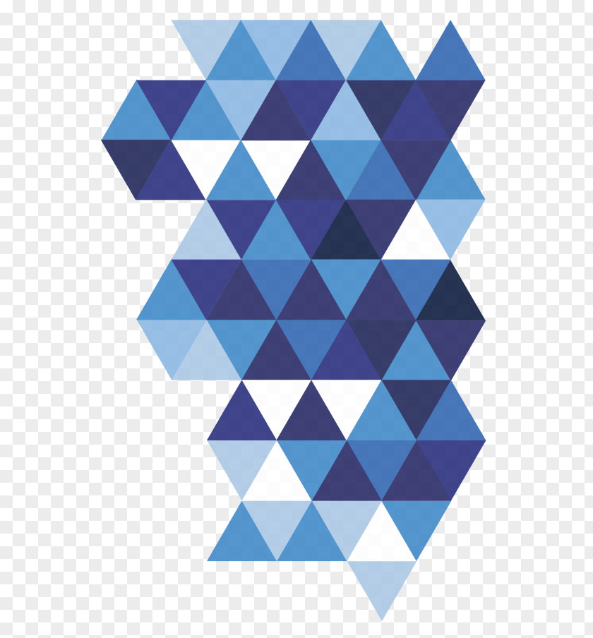 Flipped Triangle Point Symmetry Pattern PNG