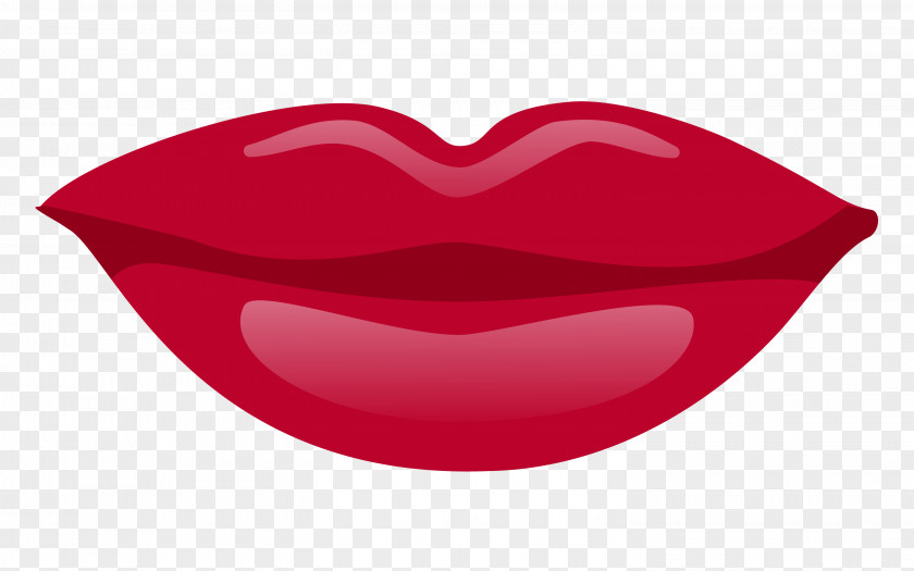 Lips Heart Red PNG