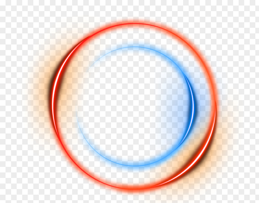 Orange Circle Light Effect Element Area Blue Brand Pattern PNG