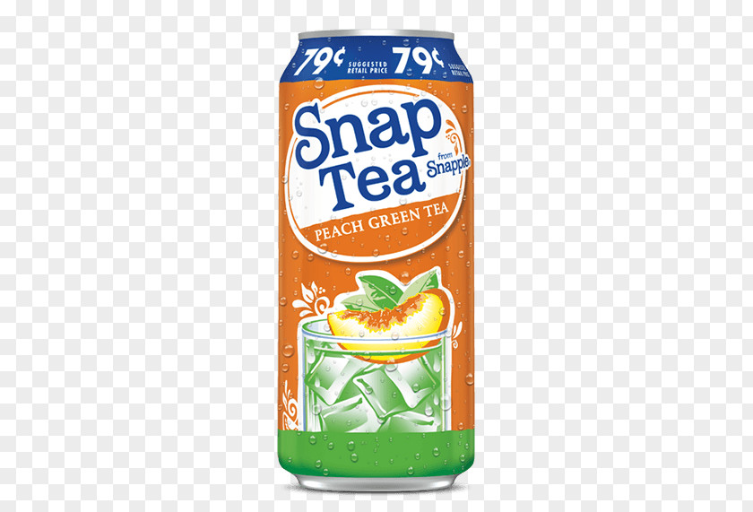 Peach Tea Orange Drink Juice Snapple Fizzy Drinks PNG