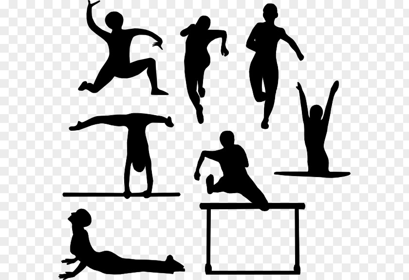 Athletics Sport Silhouette Clip Art PNG