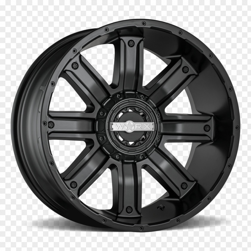 Black Silk Custom Wheel Rim Car Tire PNG