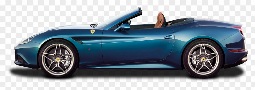 Blue Ferrari California T Car 2014 2015 Geneva Motor Show PNG