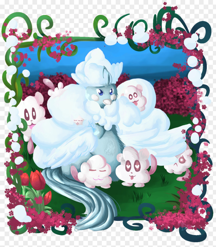 Fluffy Fairy Games Floral Design Altaria Swirlix PNG