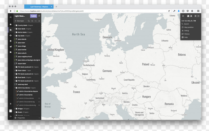Map Mapbox Visualization Vector Tiles PNG