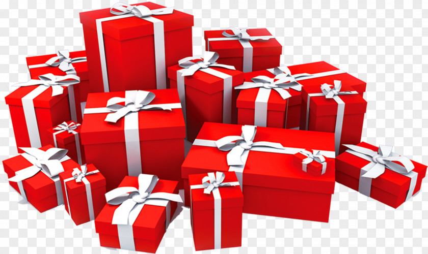 Red Christmas Gift PNG