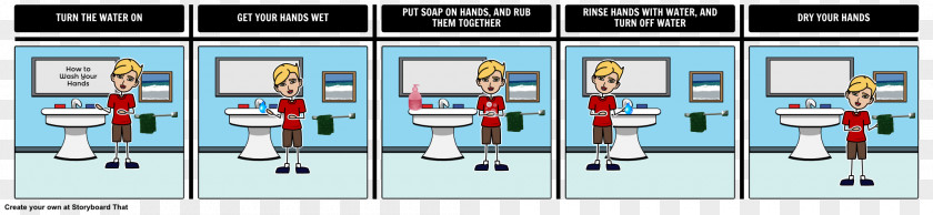Washing Hands Behavior Biting Special Education Remind PNG