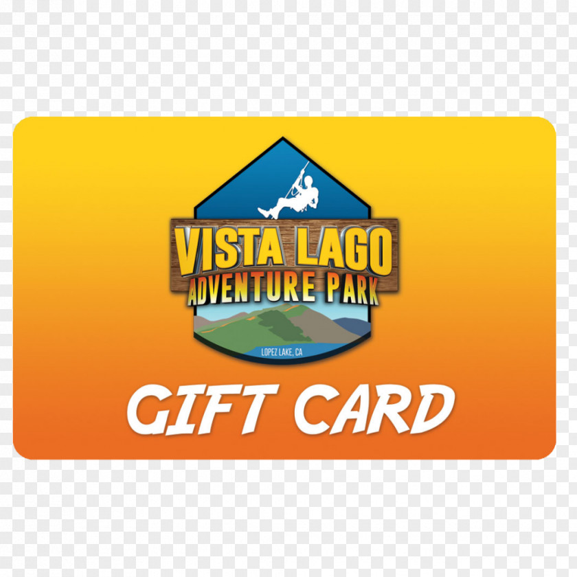 Yellow Card Vista Lago Adventure Park Lopez Lake Recreation Gift PNG