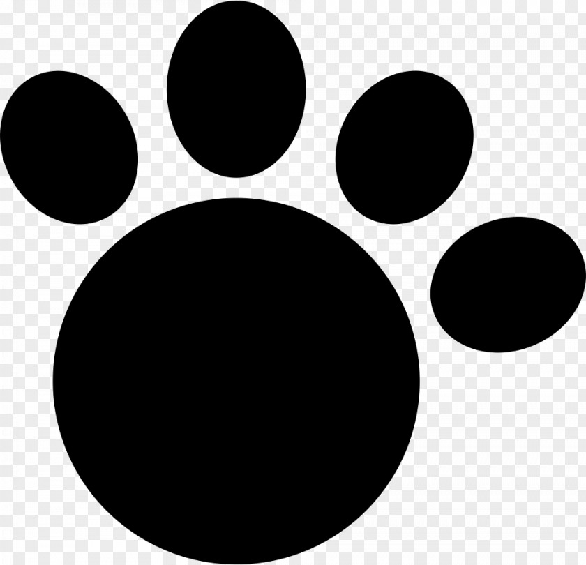 Dog Paw Logo Paper PNG