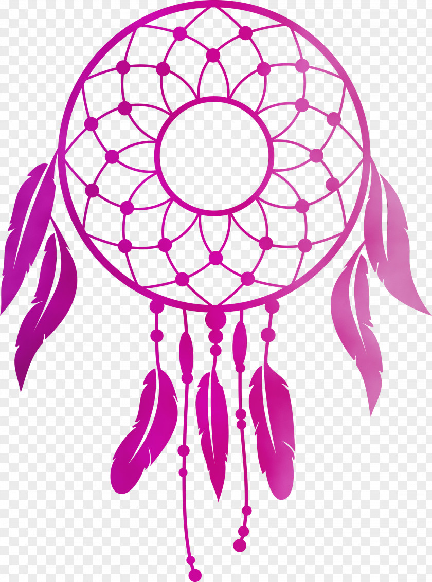 Dreamcatcher Dream Rainbow Bead Hoop Dreams PNG