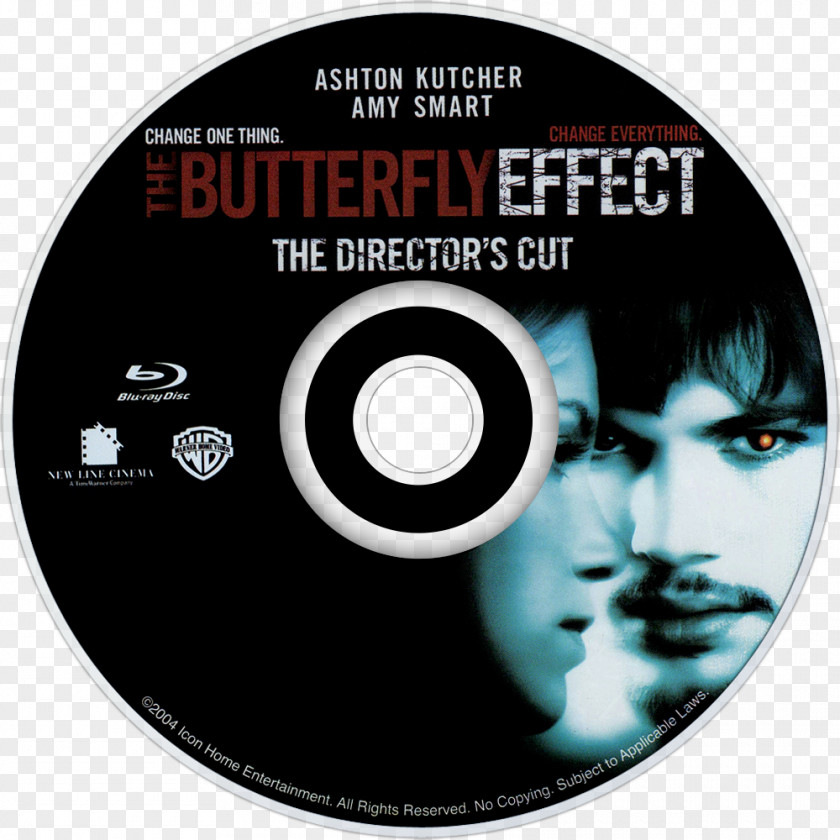 Butterfly The Effect Ashton Kutcher Blu-ray Disc Evan Treborn PNG