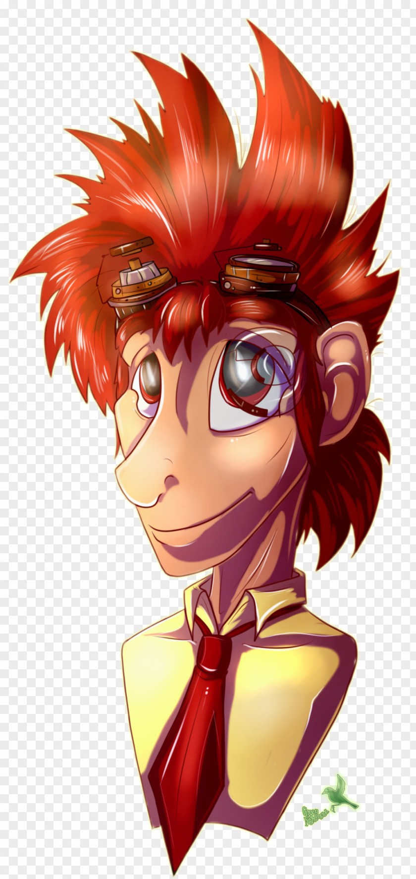 Rus' People Red Hair Coloring Legendary Creature Cartoon PNG