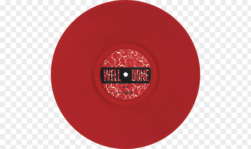 Welldone Phonograph Record LP RED.M PNG
