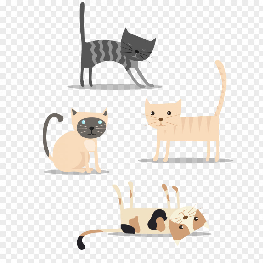 Cute Cartoon Cat Collection Cross Stitch Patterns Cross-stitch Pattern PNG