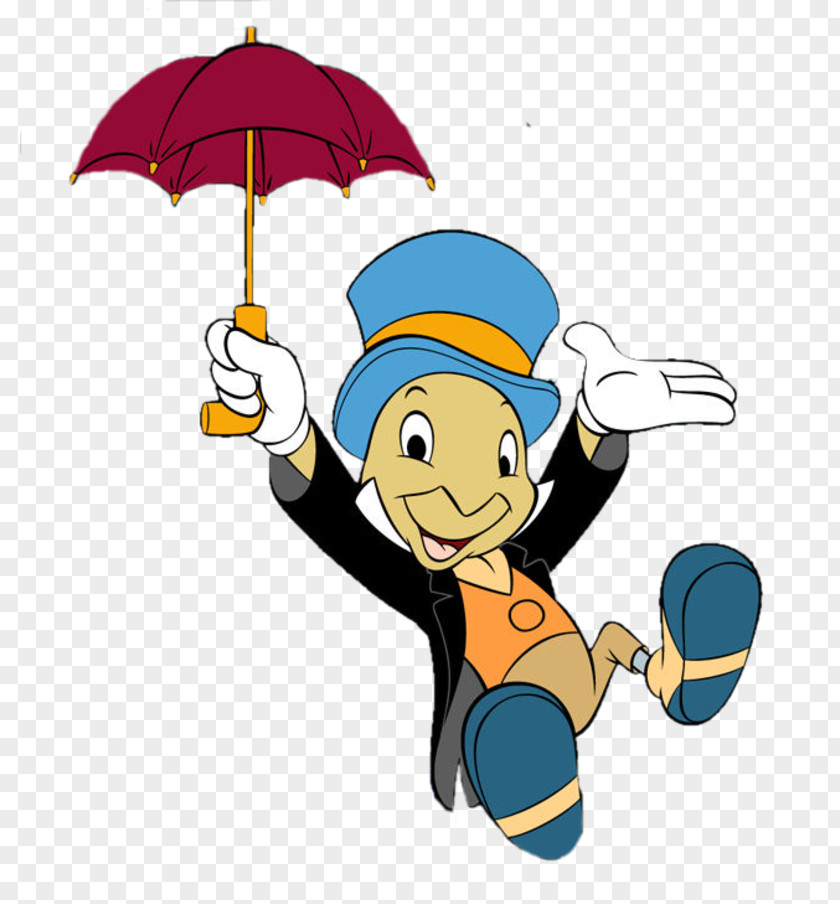 Jiminy Cricket The Adventures Of Pinocchio Talking Crickett Walt Disney Company Clip Art PNG