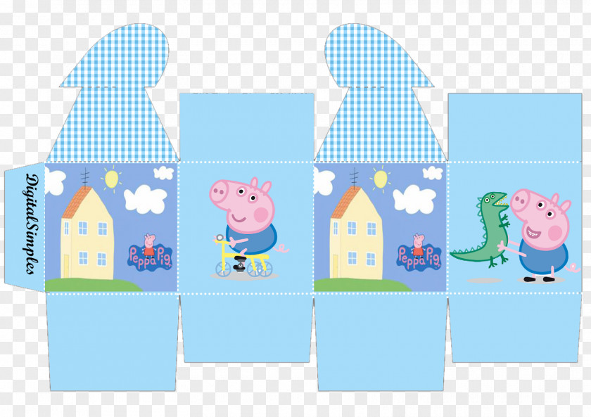 Party Paper George Pig Box PNG
