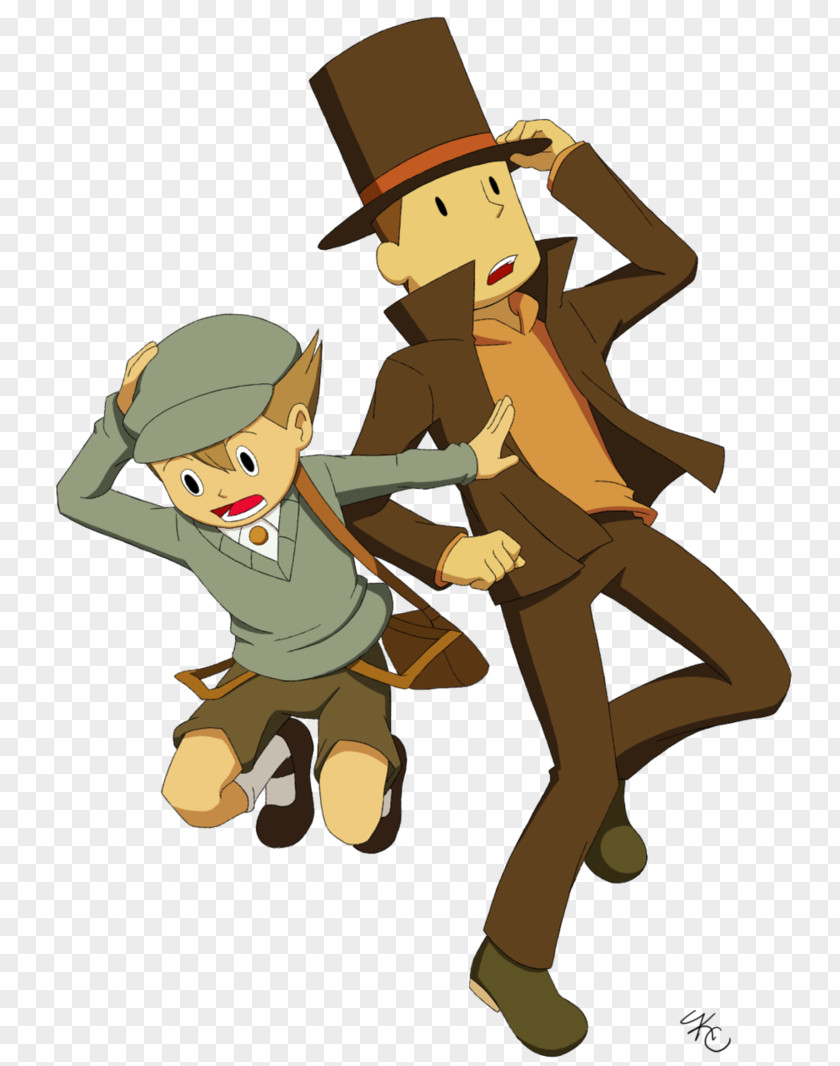 Prof. Layton Professor And The Unwound Future Miracle Mask Luke Triton Azran Legacy Nintendo DS PNG