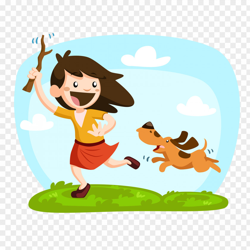 Running Woman Vector Graphics Child Illustration Download PNG