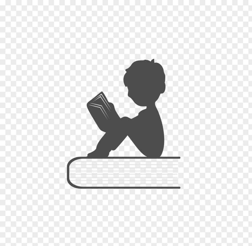 Education Elements Logo Reading Paper Silhouette PNG