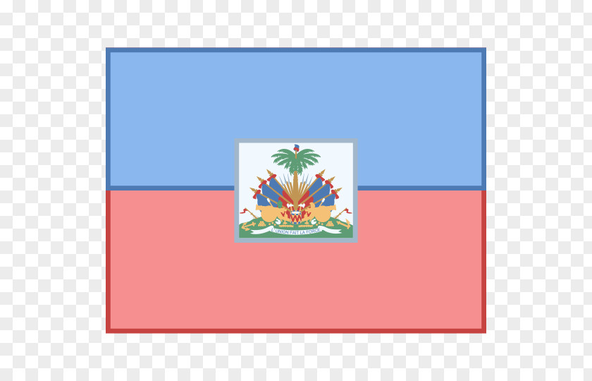 Flag Of Haiti Coat Arms Rectangle PNG