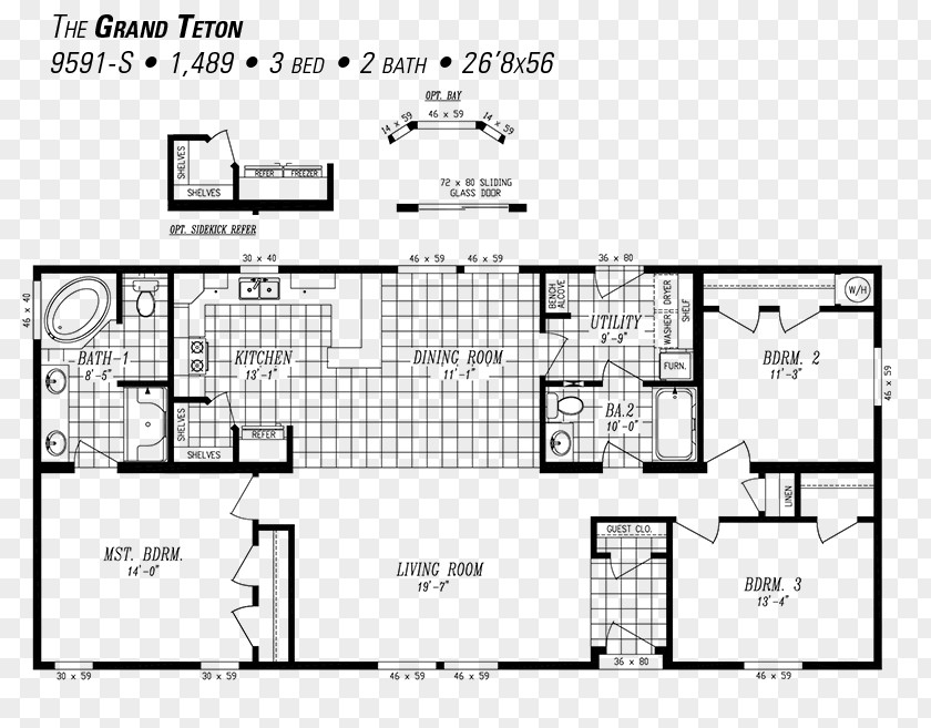 Grand Teton Floor Plan Angle PNG