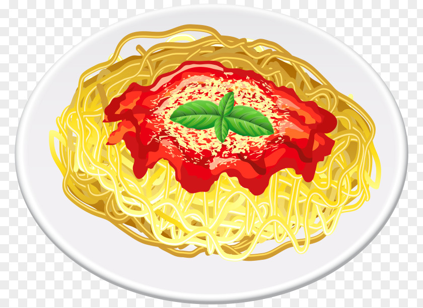 Pasta Italian Cuisine Spaghetti With Meatballs Clip Art PNG