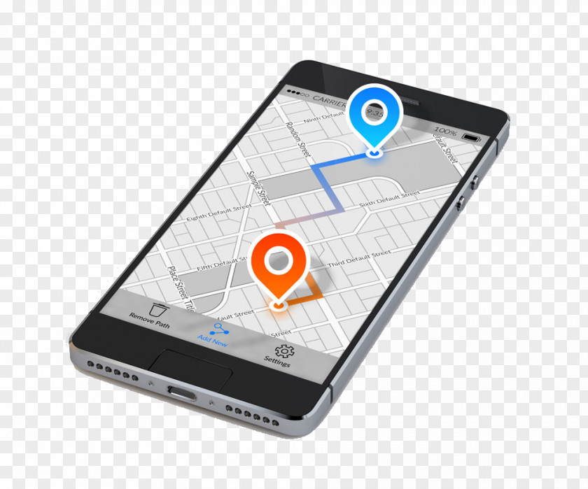 Phone Location GPS Navigation Device Smartphone Mobile PNG