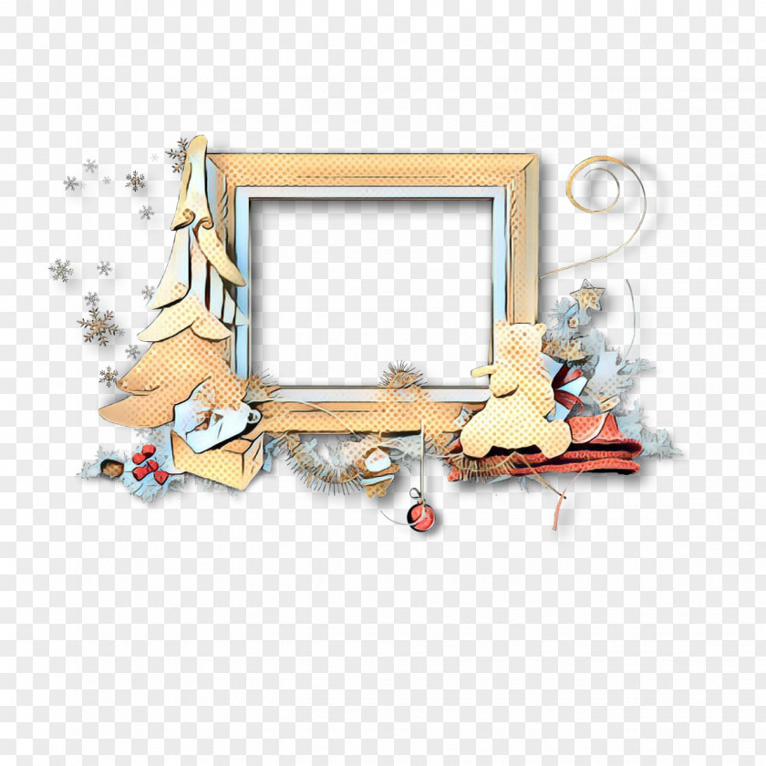 Picture Frame Meter Retro Background PNG