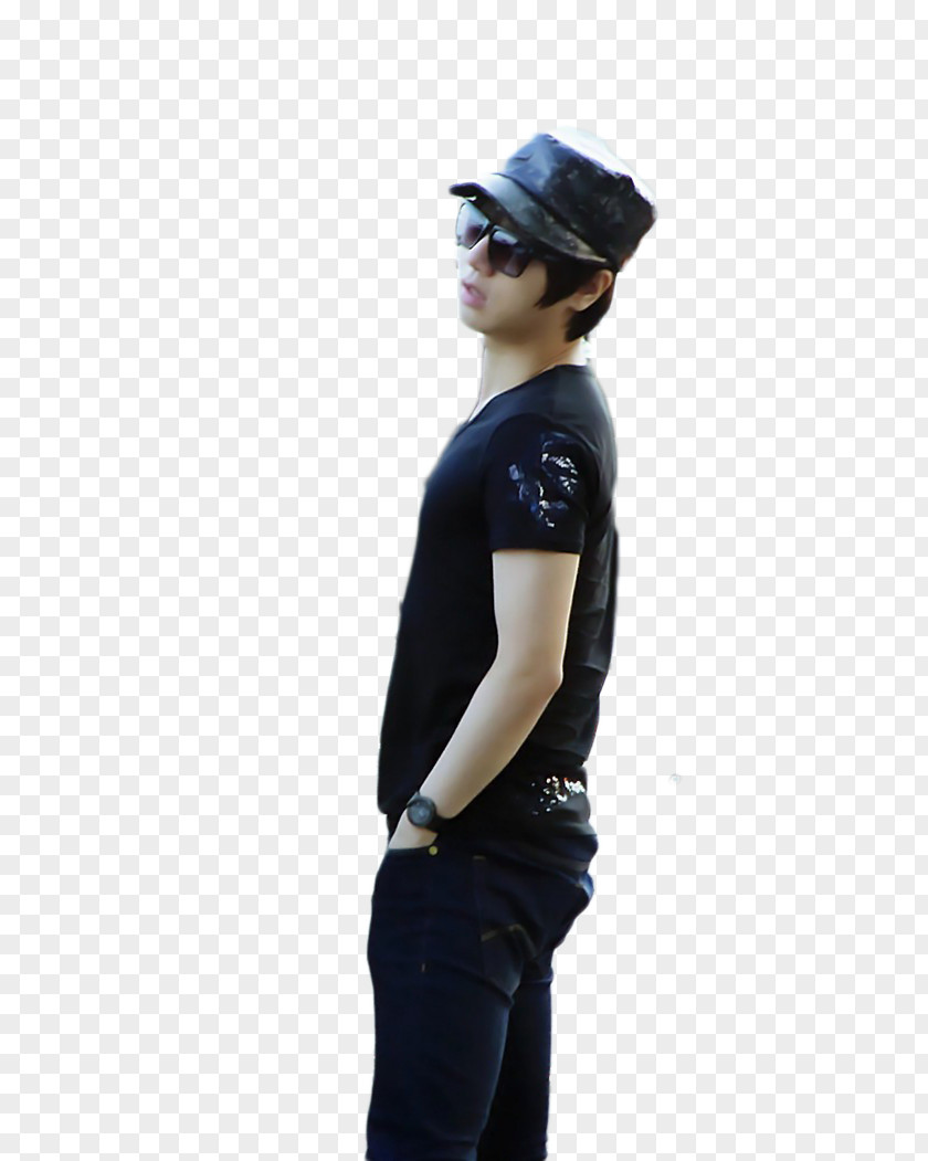 Super Junior T-shirt Shoulder Sleeve Jeans Waist PNG