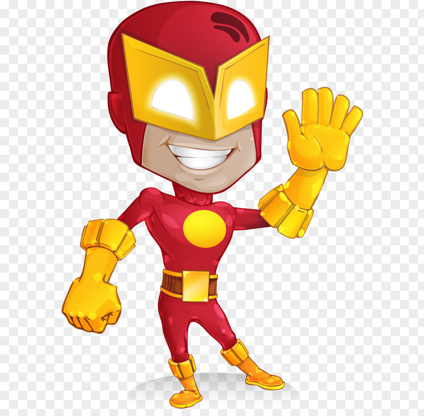 Superhero Vector Character Cartoon PNG