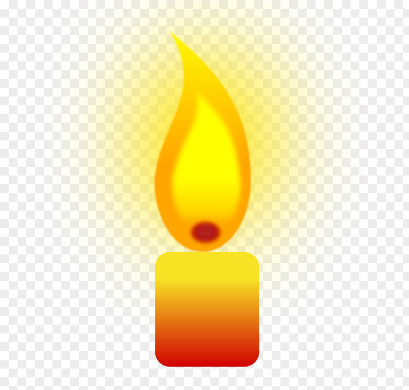Candle Flame Clipart Yellow Font PNG