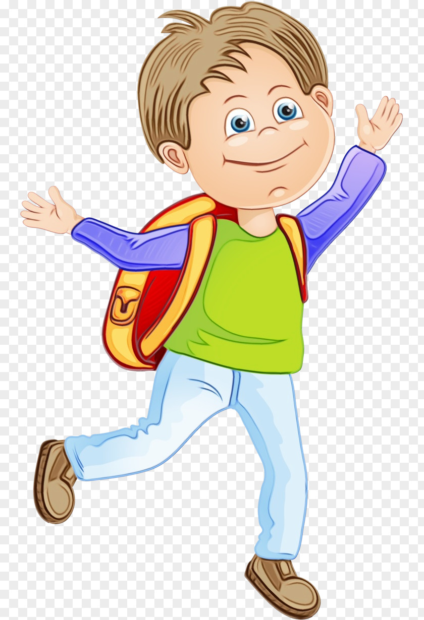 Happy Play Cartoon Child Finger Thumb Gesture PNG