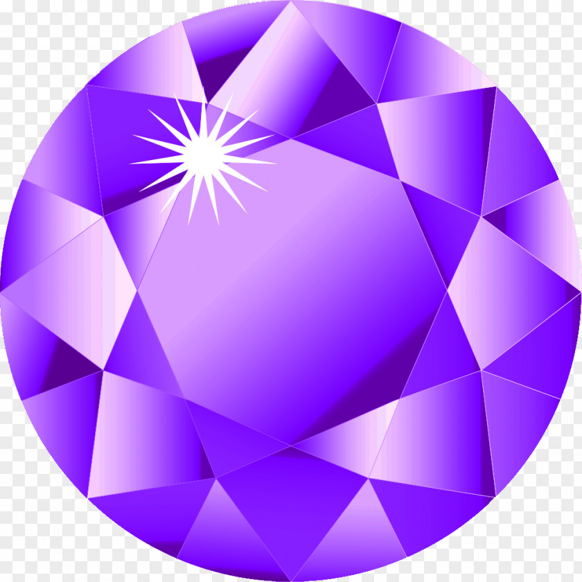 Purple Birthstone Amethyst Gemstone Diamond PNG