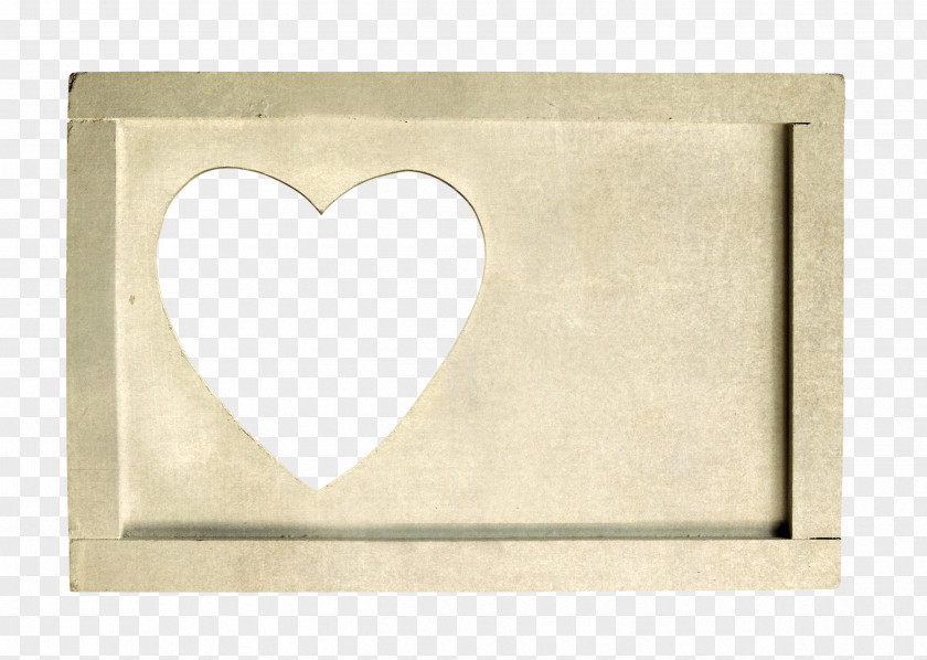 Tray Heart Brand Beige Font PNG