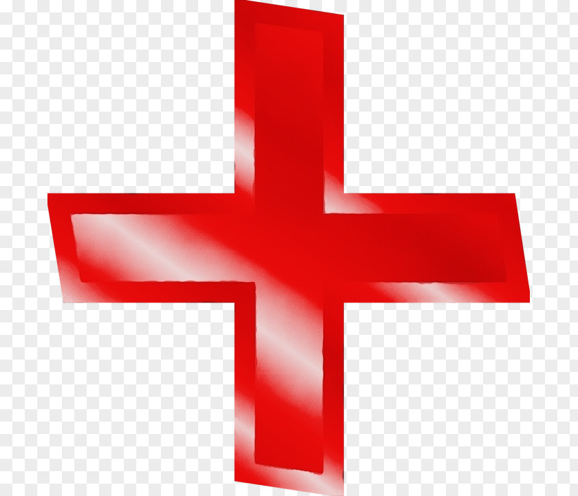 Cross Red Symbol American Material Property PNG