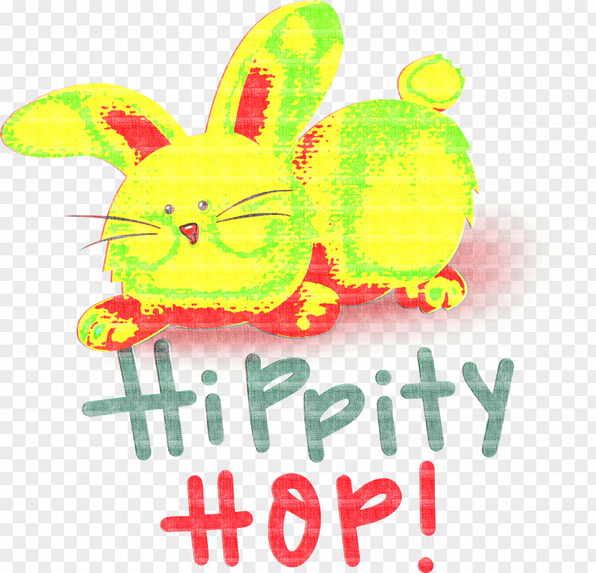 Happy Easter Hippity Hop PNG