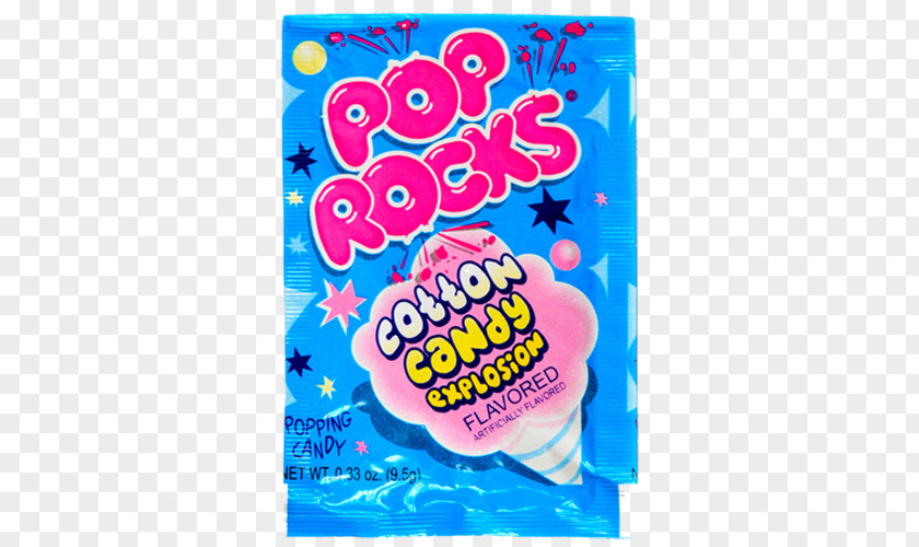 Pop Rock Cotton Candy Cane Chewing Gum Rocks PNG