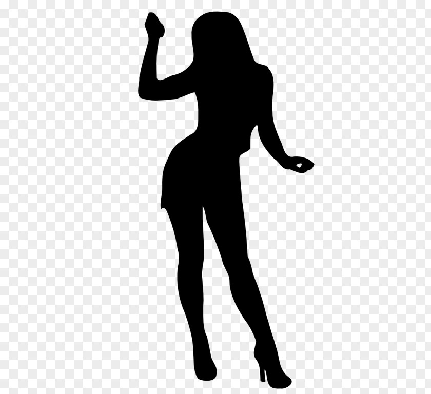 Silhouette Woman Clip Art PNG