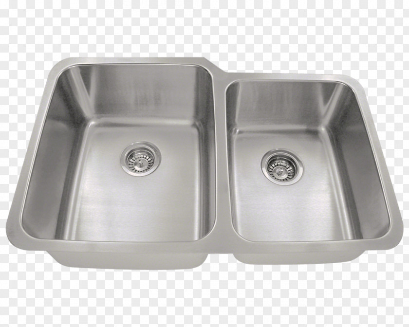Sink Kitchen Stainless Steel Bowl MR Direct PNG