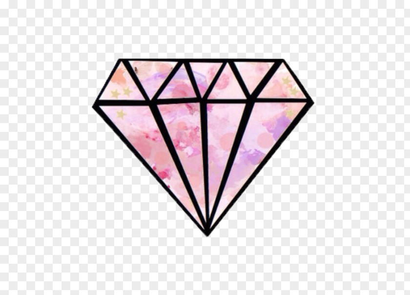 Diamond Sticker Pink Paper Adhesive PNG