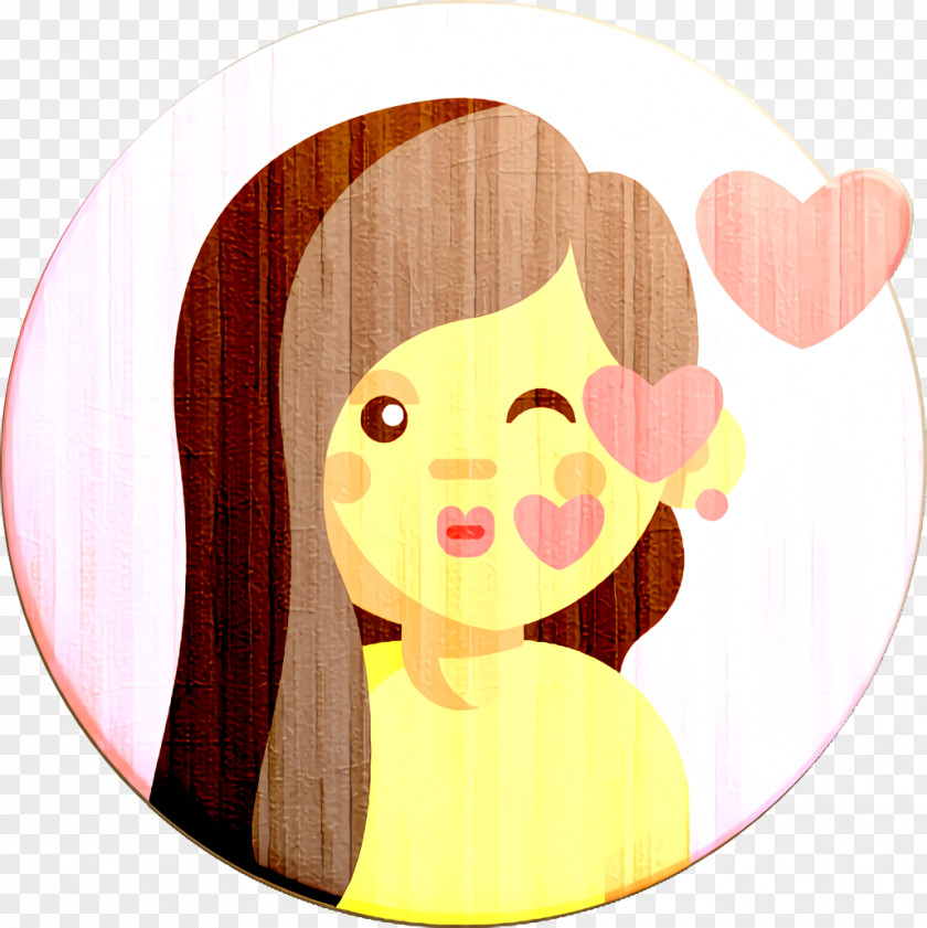 Girl Icon Kiss Weeding PNG