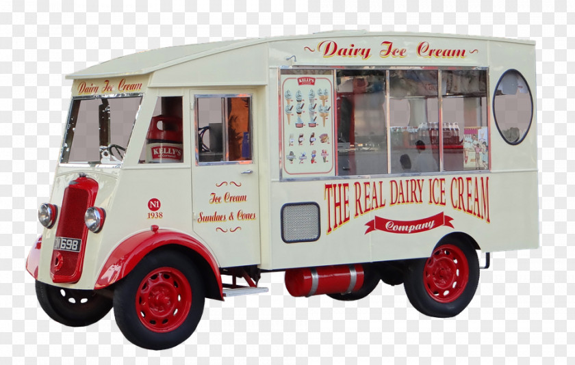 Ice Cream Van Dairy Products Car PNG