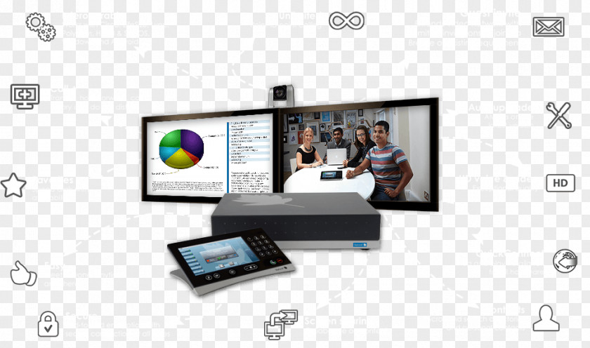 Interactive Whiteboard Videotelephony StarLeaf Web Conferencing Remote Presence Multimedia PNG
