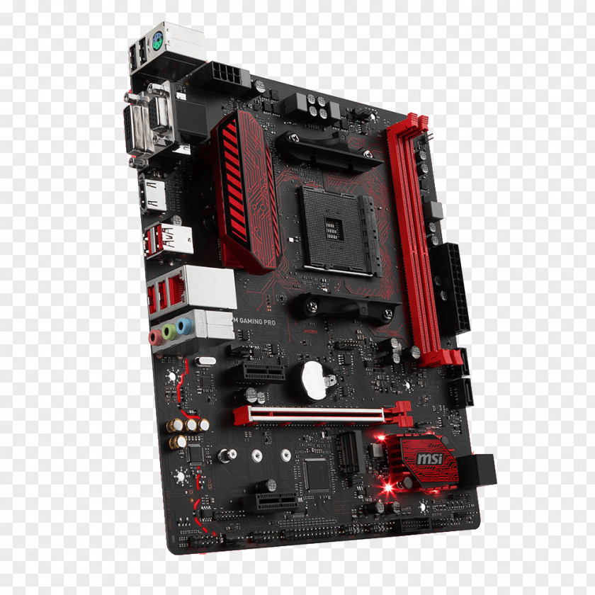 Msi Lucky Socket AM4 MicroATX Motherboard CPU PNG