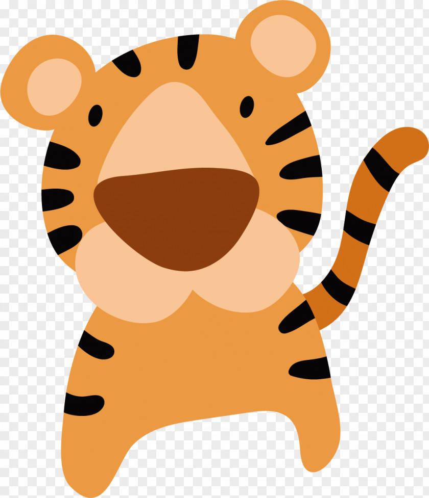 Cartoon Tiger Cuteness PNG