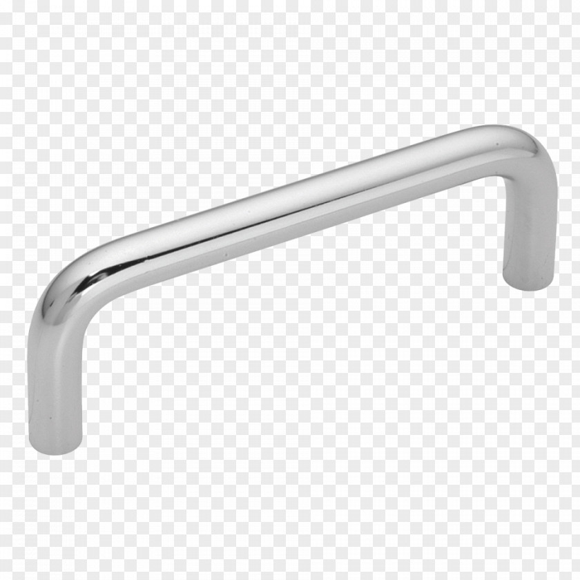 Door Drawer Pull Handle Brushed Metal Stainless Steel PNG