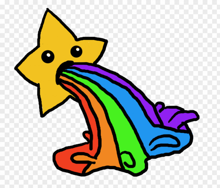 Emoji Rainbow Puke Clip Art PNG